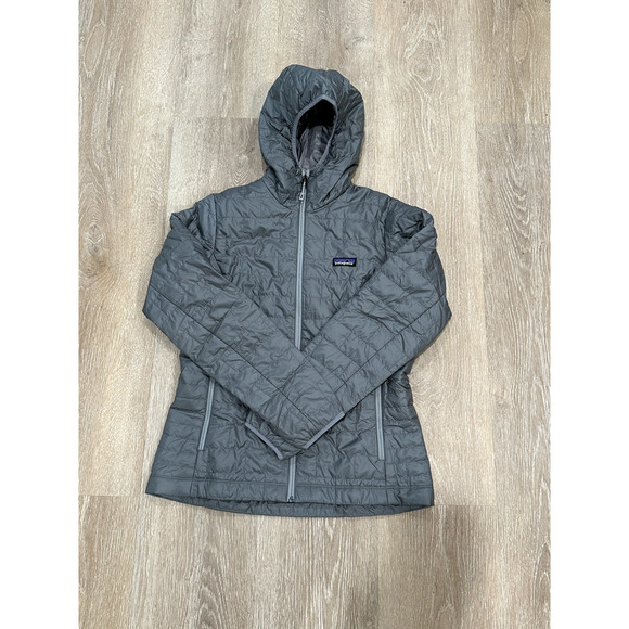 Patagonia Nano Puff Jacket Hoody, Feather Grey, Women's Small, New With Tags - Picture 1 of 3